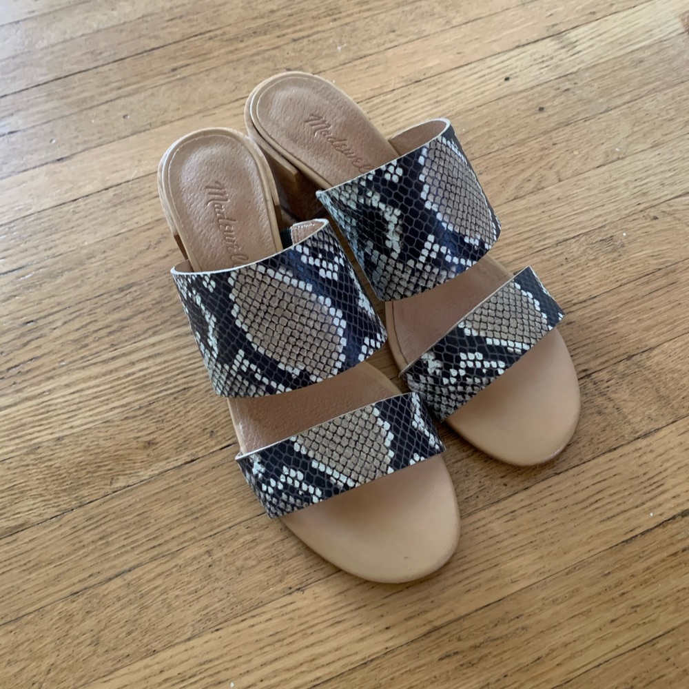 Snake skin Kiera Mule Sandal